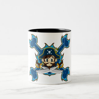 Mugかわいい海賊大尉 ツートーンマグカップ
