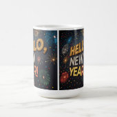 Mugこんにちは新年Mug – 開始2025スタイル。 コーヒーマグカップ (中央)
