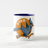 MugとWide Cartoonロゴ ツートーンマグカップ (中央)