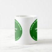 Mugのグリーンラウンドビジネスブランド コーヒーマグカップ (中央)