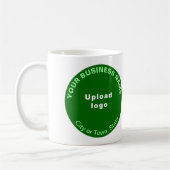 Mugのグリーンラウンドビジネスブランド コーヒーマグカップ (左)