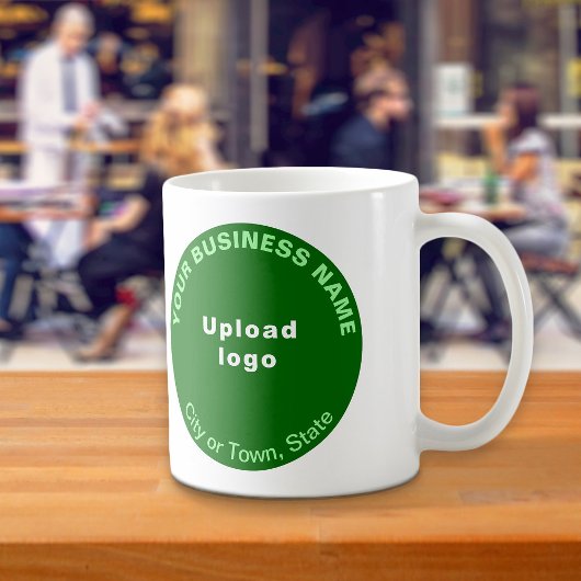 Mugのグリーンラウンドビジネスブランド コーヒーマグカップ