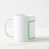 Mugは「許す」と題した コーヒーマグカップ (左)