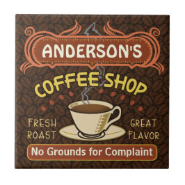 Mugを使った喫茶店独自の作パーソナライズされた成 タイル