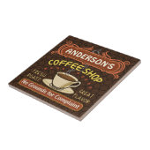 Mugを使った喫茶店独自の作パーソナライズされた成 タイル (側面)