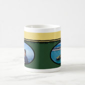 Mugカスタムな引っ張りのボートの大尉 コーヒーマグカップ (中央)