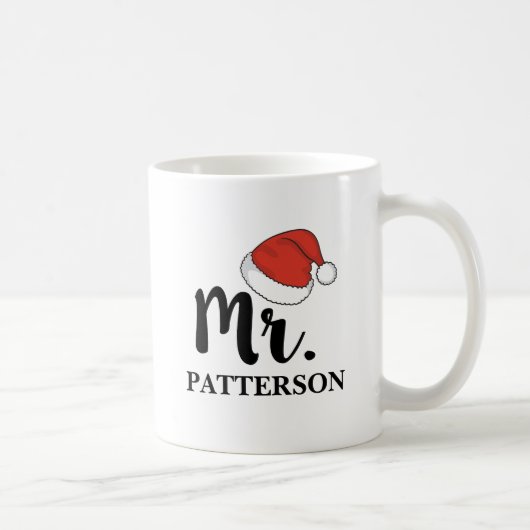 Mugサンタの帽子の氏 コーヒーマグカップ (右)