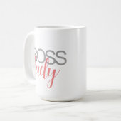 Mugボスの女性 コーヒーマグカップ (正面左)