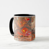 mugモダン,blk.カラフル抽象芸術を含むインテリア マグカップ (正面左)