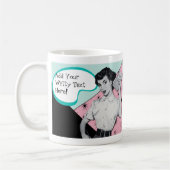 Mugヴィンテージの粋な秘書 コーヒーマグカップ (左)