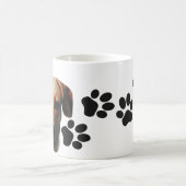 MUG上のカスタムデパーソナライズされたザインドッグ顔 モーフィングマグカップ (中央)