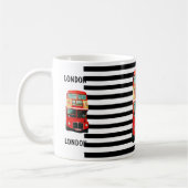 Mug上のロンドンバス コーヒーマグカップ (左)