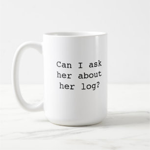 Mug対のピークの丸太の女性 コーヒーマグカップ