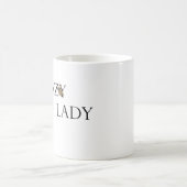 Mug怠惰の女性 コーヒーマグカップ (中央)