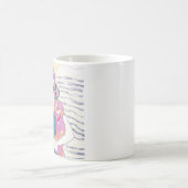 Mug日本人のChinの女性 コーヒーマグカップ (中央)