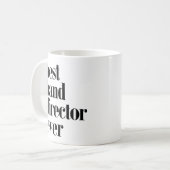 Mug最も最高のなバンドディレクター! コーヒーマグカップ (正面左)