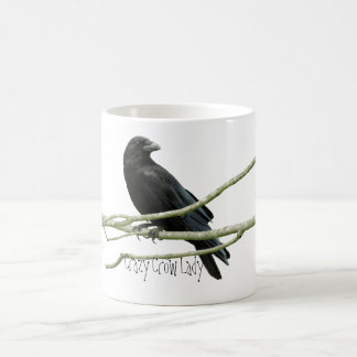 Mug熱狂するなカラスの女性 コーヒーマグカップ