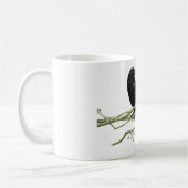 Mug熱狂するなカラスの女性 コーヒーマグカップ (左)