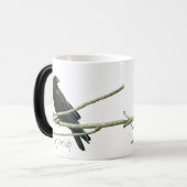 Mug熱狂するなカラスの女性 モーフィングマグカップ (正面左)