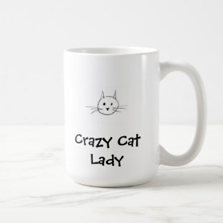 Mug熱狂するな猫の女性 コーヒーマグカップ