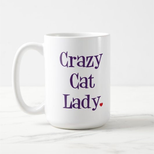 Mug熱狂するな猫の女性 コーヒーマグカップ (左)