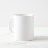 Mug熱狂するな鶏の女性 コーヒーマグカップ (正面左)