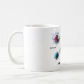 MUG白血球図  コーヒーマグカップ (左)
