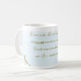 Mug聖書の書の主への信頼 コーヒーマグカップ
