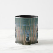 Mug自然シーンとCrocs、Rocks、Frogs マグカップ (中央)