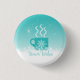 Mug蒸しホットドリンク付き/縁ど雪ID595 缶バッジ