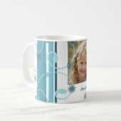 Mug雪片のメリークリスマスの叔母さん コーヒーマグカップ (正面左)