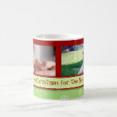 Mug雪片のメリークリスマスの叔父さん コーヒーマグカップ (中央)