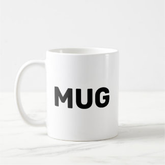 「Mug」とプリントされたマグカップ コーヒーマグカップ