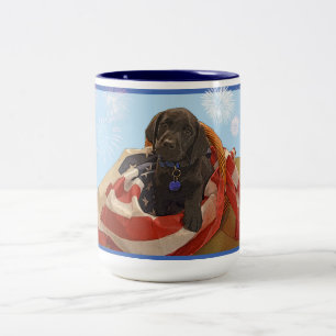 Mug~のアメリカ人の独立 ツートーンマグカップ