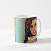 MUG=は時間通りに私がそこに着くときです コーヒーマグカップ (正面右)