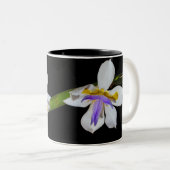 Mug – アイリスの花 ツートーンマグカップ (正面右)