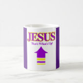 MUG – イエス、何が起こっているか コーヒーマグカップ (中央)