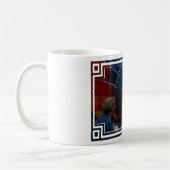 Mug – イメージのフレーム、熱気球 コーヒーマグカップ (左)