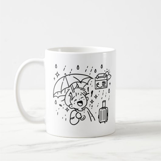 Mug コーヒーマグカップ (左)