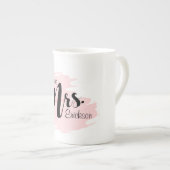 Mug -ピンク未来の夫人 ボーンチャイナマグカップ (正面右)