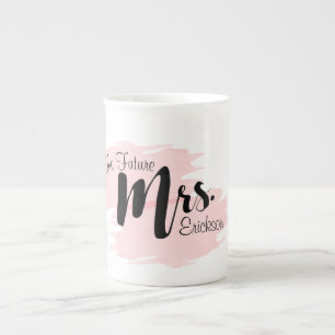 Mug -ピンク未来の夫人 ボーンチャイナマグカップ