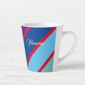 Mug – プルビアン（パープルレインボー） RFPMDesigns ©️ 2023 カフェラテマグ (右)