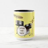 MUG – ロックンロールバンドでドラマーを目指す マグカップ (中央)