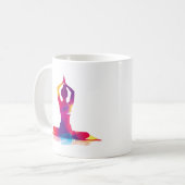 Mug – 仏教の高貴な八道を受け入れる コーヒーマグカップ (正面左)