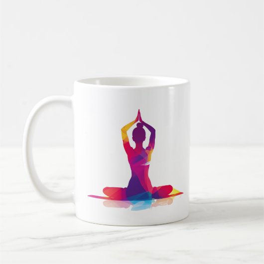 Mug – 仏教の高貴な八道を受け入れる コーヒーマグカップ (左)