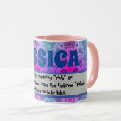 Mug – 名前の意味(Jessica) マグカップ (正面右)