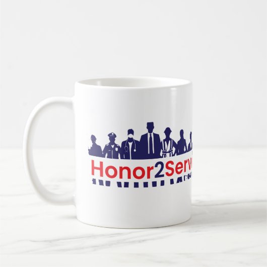 MUG – 愛する公務員のために コーヒーマグカップ (左)