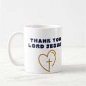 Mug 感謝してい Yous Lord Jesus|ギフトアイディア|クリスチャン用品 コーヒーマグカップ (左)