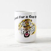 Mug ：私はジャワのカップを求めて吠える コーヒーマグカップ (中央)