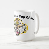 Mug ：私はジャワのカップを求めて吠える コーヒーマグカップ (正面右)